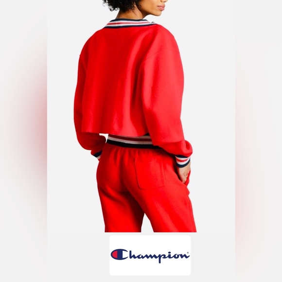 NWT Champion Reverse Weave Pant, Red Fleece, Joggers, Sweatpants, XLarge - Picture 2 of 14